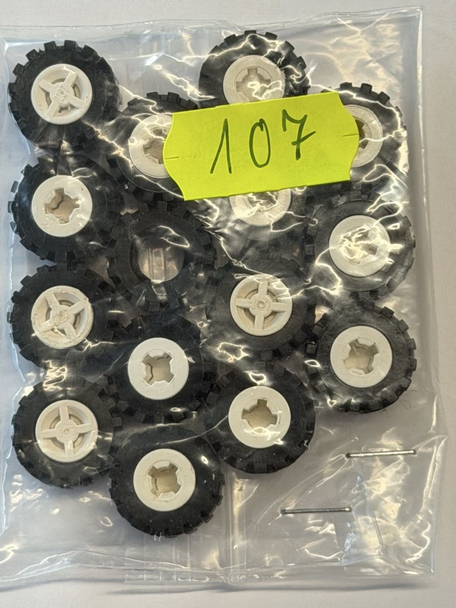 Lego Giocattoli: 12x Lego Technik Räder, Reifen, Old School. – Usato da Rheinfelden venduto da zim_2hqc 2