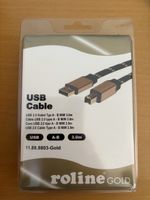 Roline GOLD USB 2.0 Kabel Typ A-B 3.0m Neu