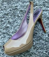 * NEU * Ursula Mascaró - Peep-Toe-Slingback Stilettos, Gr.37