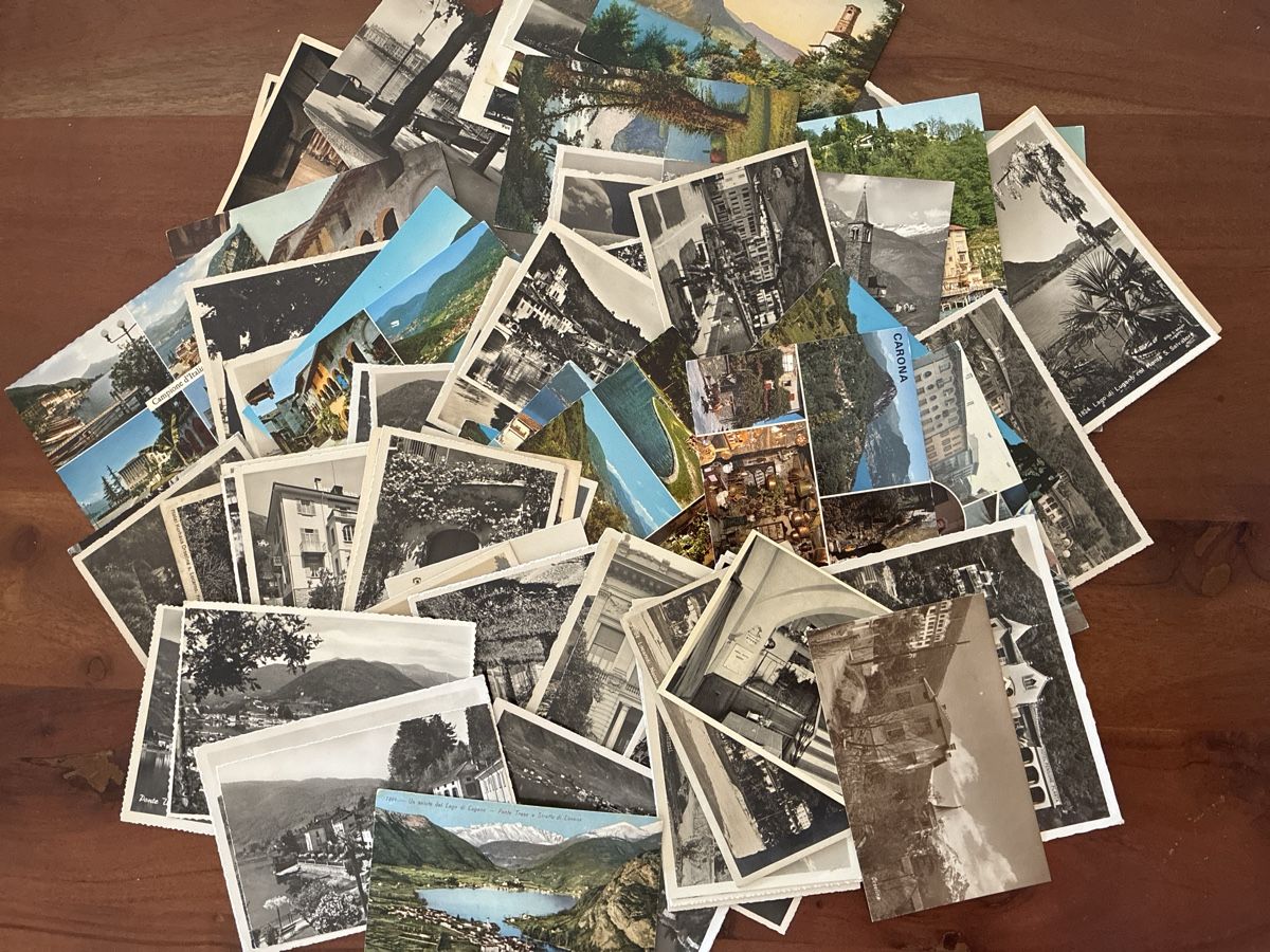 Cartoline postali: XL Paket 80 Ansichtskarten Ticino 🌴 – Usato da Oftringen venduto da Cla.vD.74
