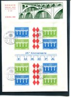 MONACO EUROPA 1984 Gross FDC