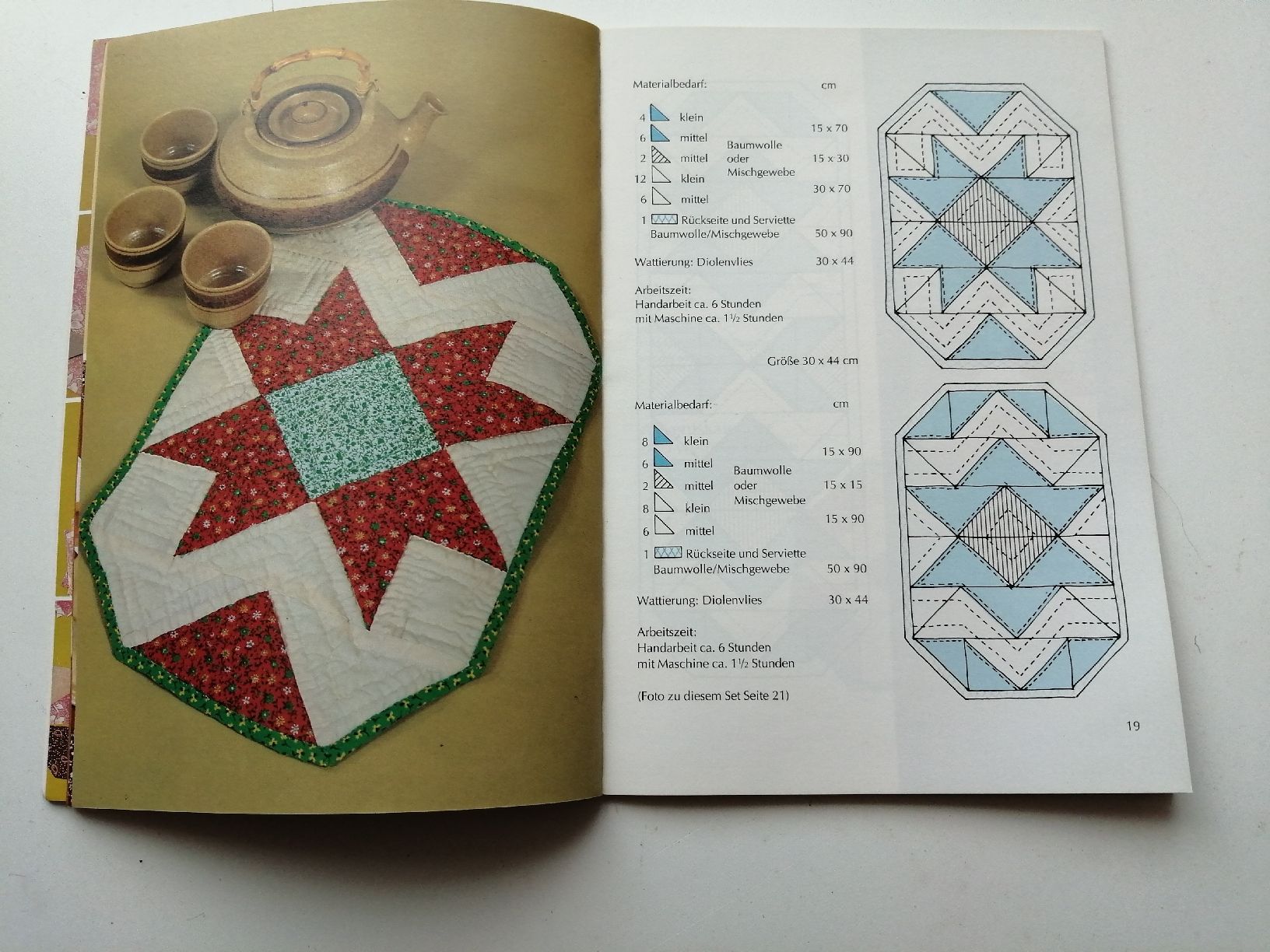 Libri: Patchwork-Ingrid Neuhold:  Variationen MIT Dreiecken  – Usato da Honau venduto da holunder3 3