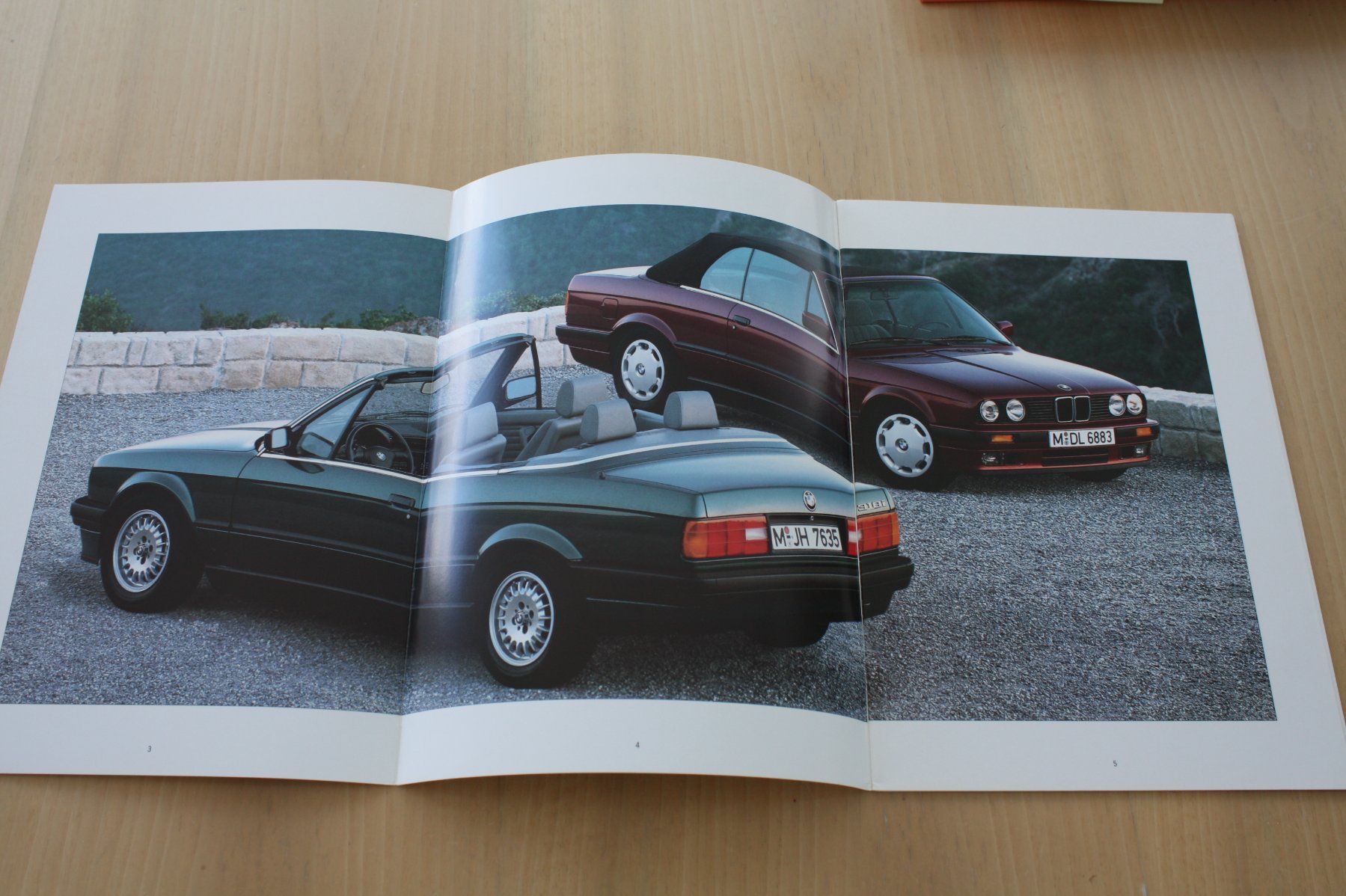 BMW Documenti: BMW 3er Cabrio Prospekt  E30   1991 – Usato da Wikon venduto da erwin400 1