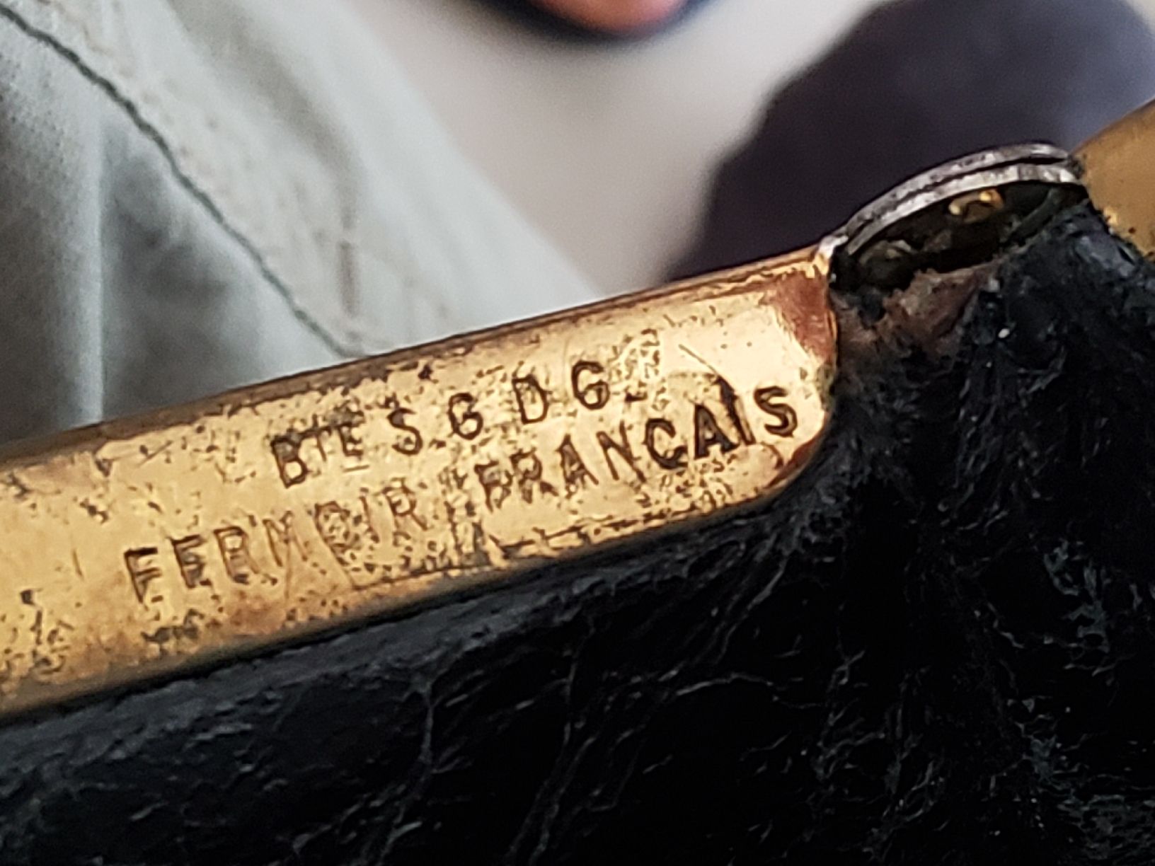Taschen für Damen: Vintage - Handtasche, Frankreich – Gebraucht aus Oberwangen b. Bern von rol_p5g6 2