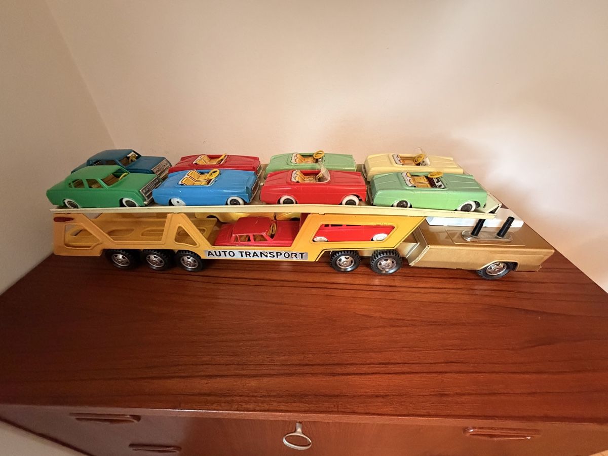Giocattoli: 70er Jahre Blech Autotransporter – Usato da Wabern venduto da Housi78 1