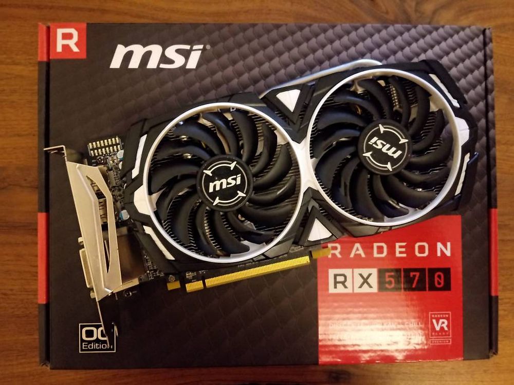 MSI RX 570 8G OC ARMOR Radeon Grafikkarte AMD GPU PCIe 8GB | Kaufen auf ...