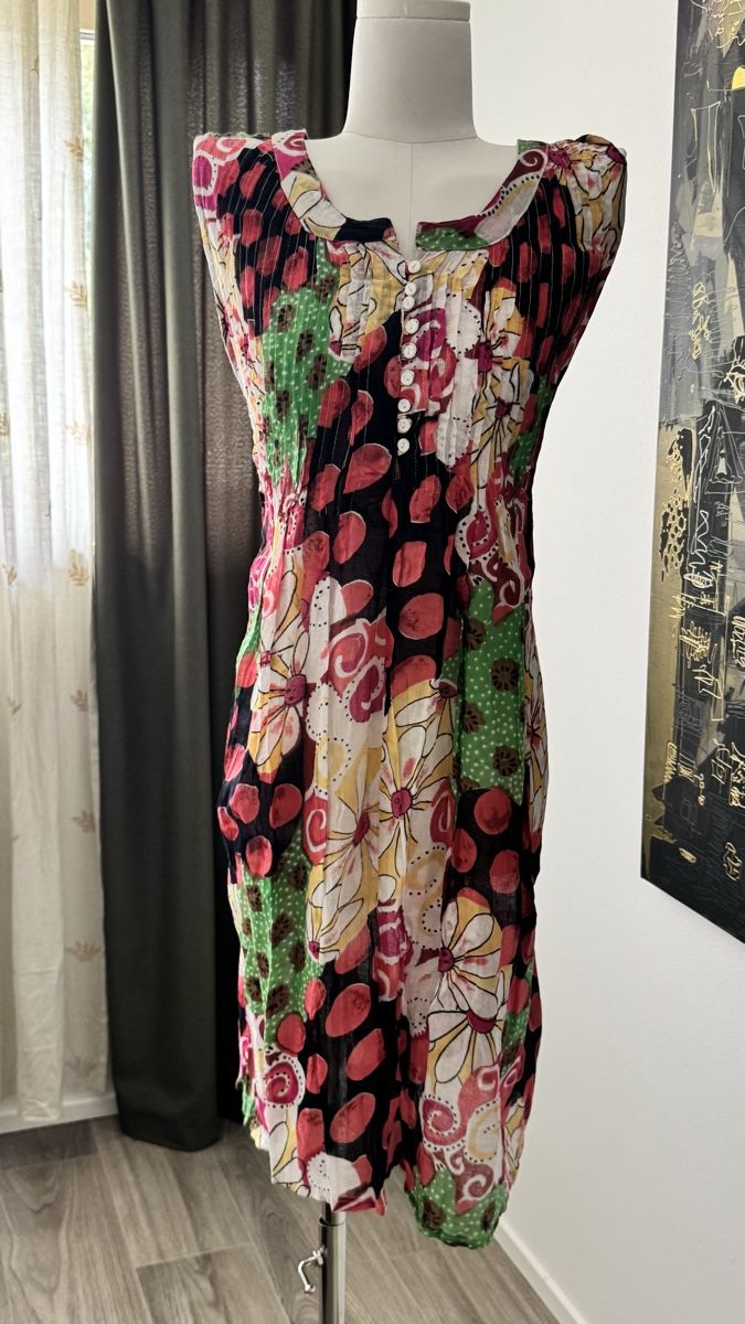 Vestiti: Kleid Blumenmuster Sommerkleid  – Nuovo (secondo la descrizione) da Mörigen venduto da TimelessFinds 3