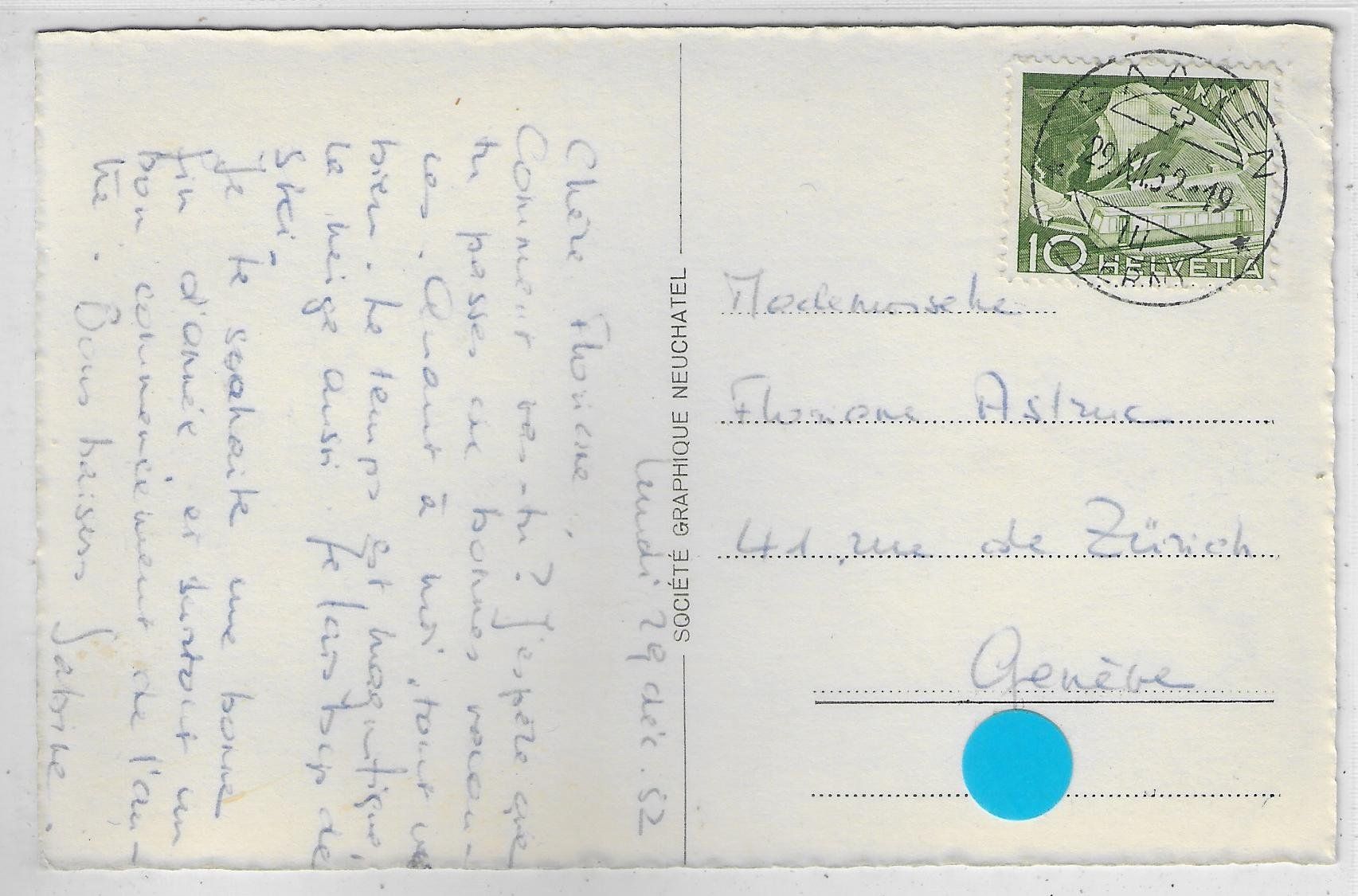 Cartoline postali: Saanen im Winter en hiver – Usato da Ettingen venduto da Kartenplanet 1