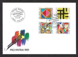 Pro Patria 1991, Ersttagsbrief