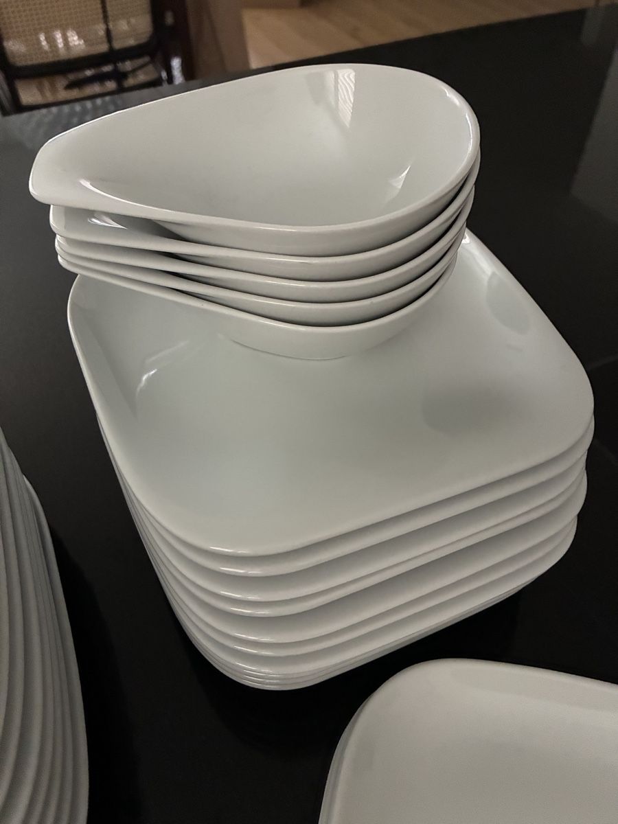 Kahla Set di piatti: Kahla Geschirrset weiss – Usato da Uitikon Waldegg venduto da sarab6928 3