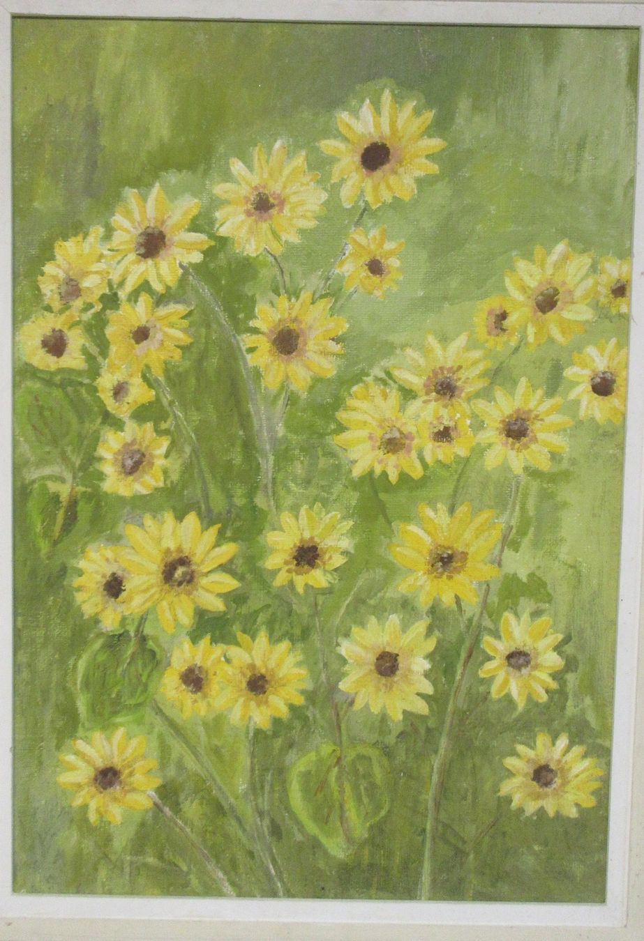 Foto & Immagini: Bild Sonnenblume mit Rahmen – Usato da Aesch BL venduto da schastu