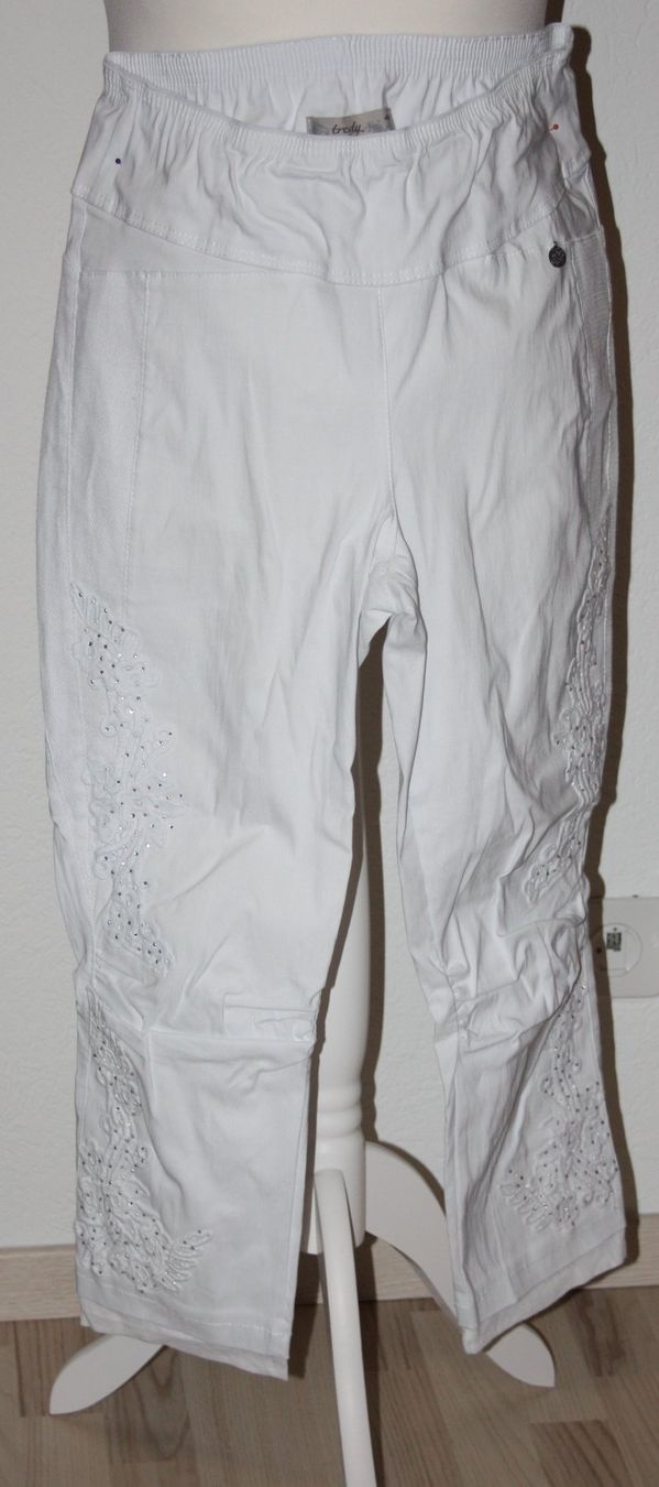 Hosen: Hose TREDY weiss Gr. 44 NEU – Neu (gemäss Beschreibung) aus Flüelen von Diversicum-Curvy