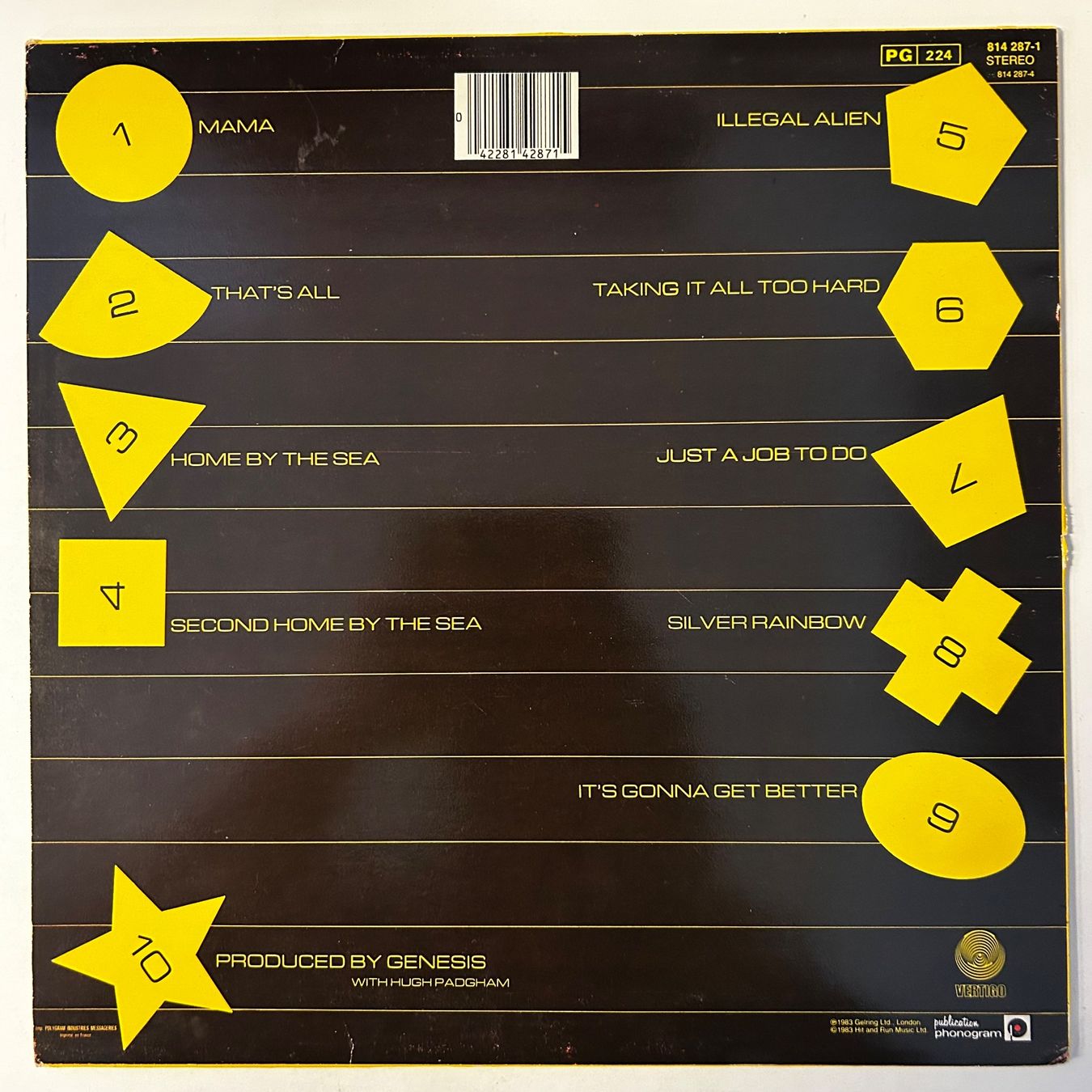 Schallplatten: Genesis - Same, Vinyl Album 1983 – Gebraucht aus Aesch BL von BernisFlomi 1