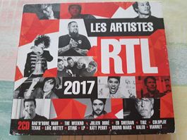 Cd Les artistes RTL de 2017 ( 2 Cds compilation ) 