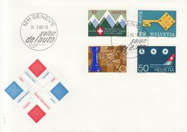 Sonderstempel SA. 36 Autosalon Genève 1968