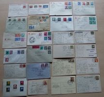 Lot + 24 Stk. PJ Belege ab 1915 bis 1958