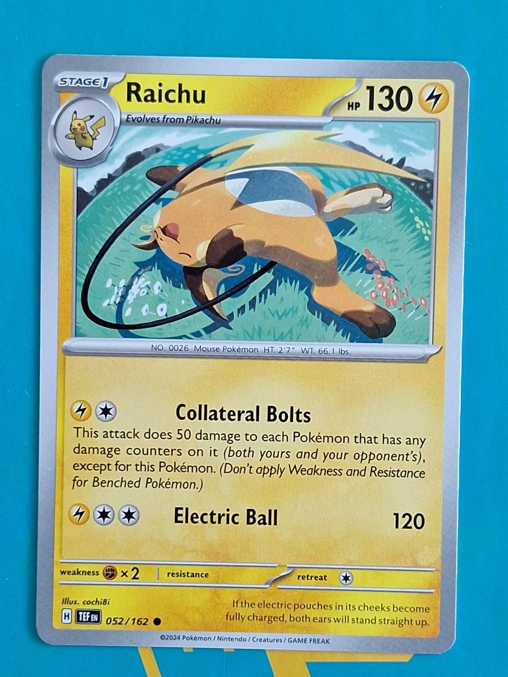Pokémon Carte collezionabili: Raichu - Temporal Forces Pokemon - #7.1 – Usato da Altstätten SG venduto da GGsGameshop