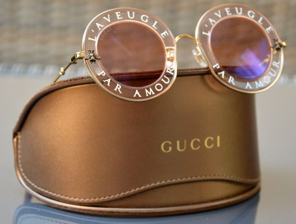 Lunettes de Soleil Gucci Aveugle par Amour