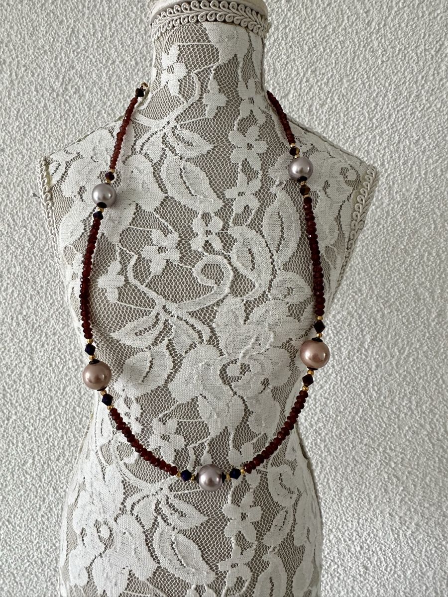 Catenine: Wunderschöne Edelstein-Perlenkette – Nuovo (secondo la descrizione) da St. Margrethen SG venduto da Leila026