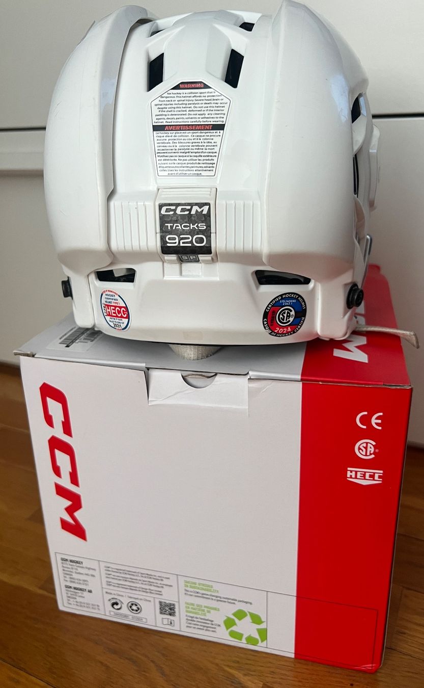Helme: Casco CCM Tacks 920 Bianco Taglia S/P – Gebraucht aus Sigirino von mag_96wh 2