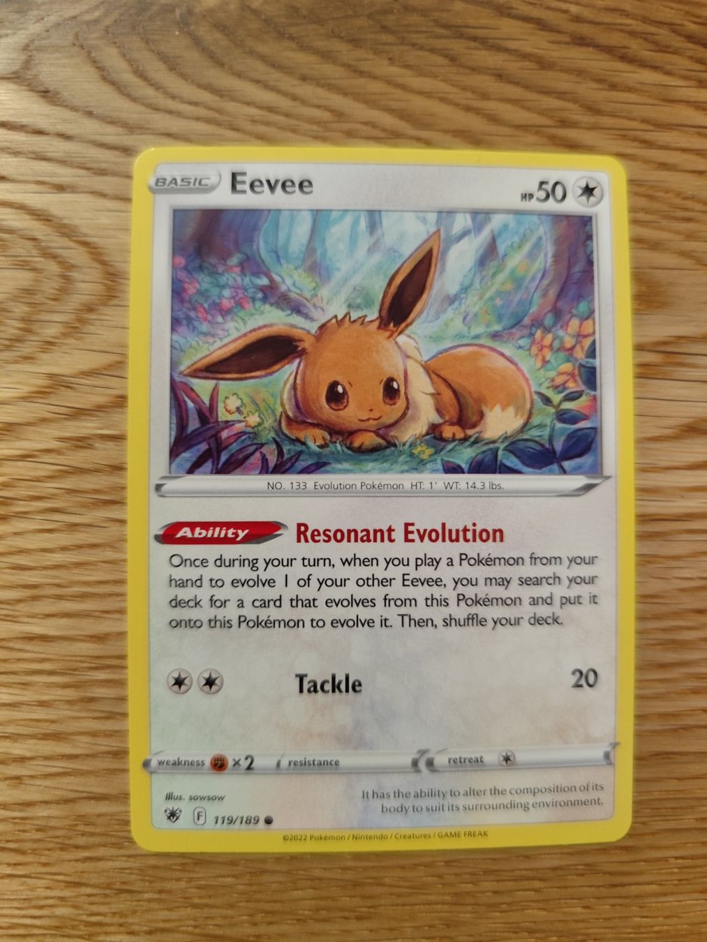 Pokémon Carte collezionabili: Pokemon Eevee sowsow non holo – Nuovo (secondo la descrizione) da Winterthur venduto da SMOKY062