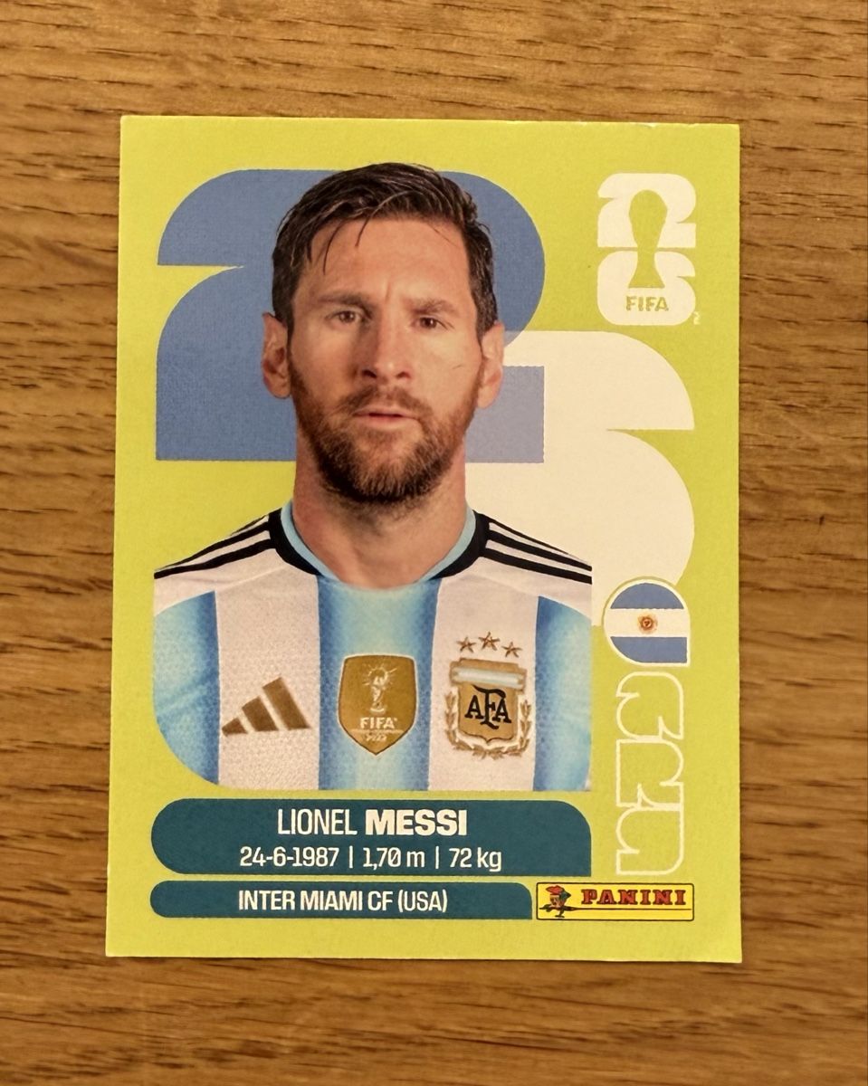 Panini Carte collezionabili: ARG17 Messi Panini World Cup 2026 – Usato da Flaach venduto da Prezi