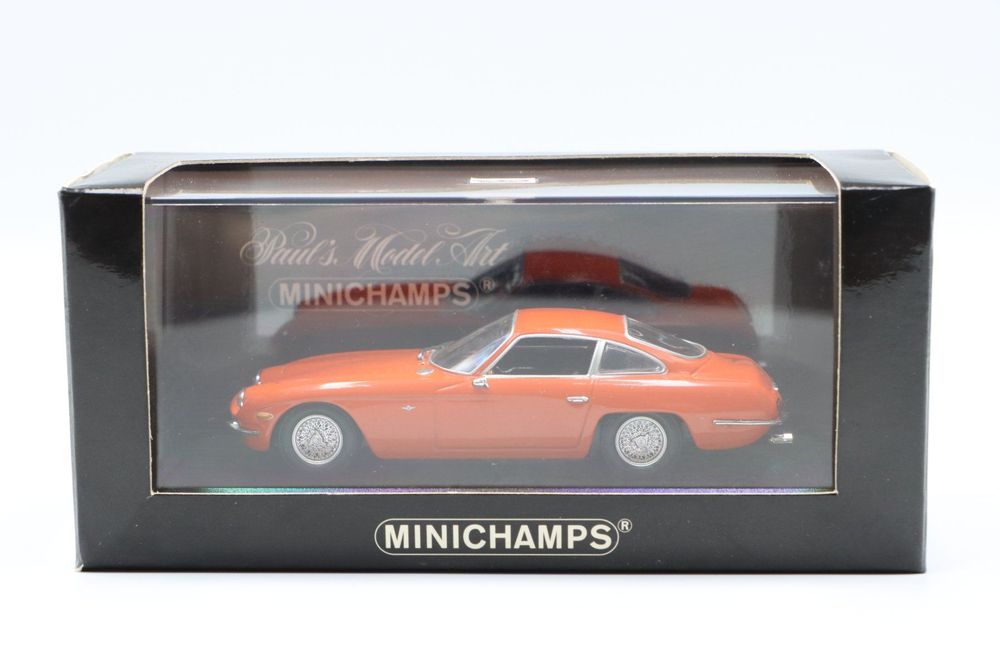 Miniature Minichamps 1/43 Lamborghini 400 GT 2+2 1964 – Argenté – Intérieur Beige