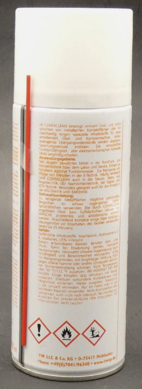 Composants électroniques: Cramolin CONTACLEAN, Elektronikspray, 400ml, NEU – Neuf avec emballage d'origine à Unterengstringen par Tnovus 2