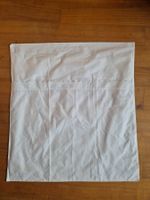 Kissenanzug mit Bordüre, weisse Baumwolle, ca. 64 x 71 cm