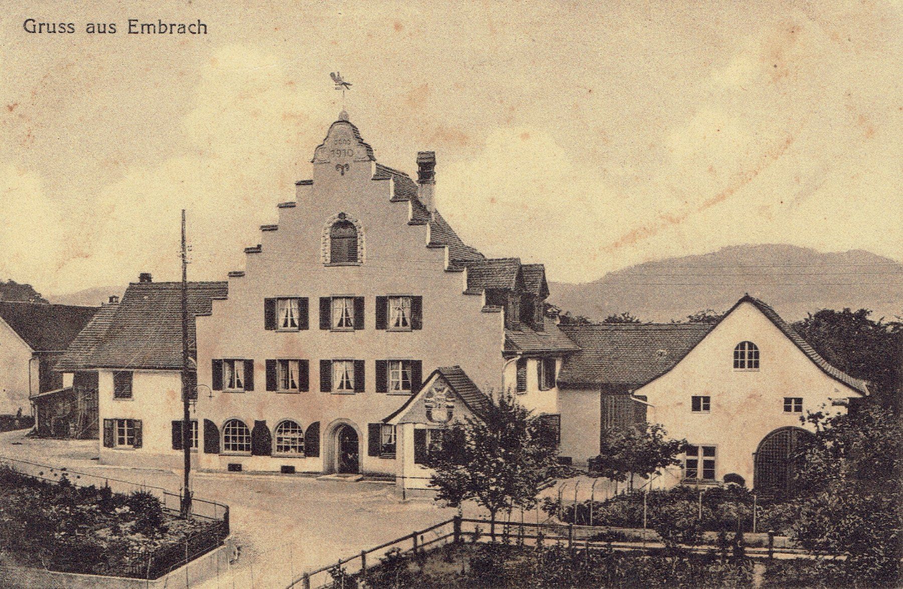 Ansichtskarten: Embrach ZH, Gruss aus, um 1925 – Gebraucht aus Otelfingen von Schmitte9