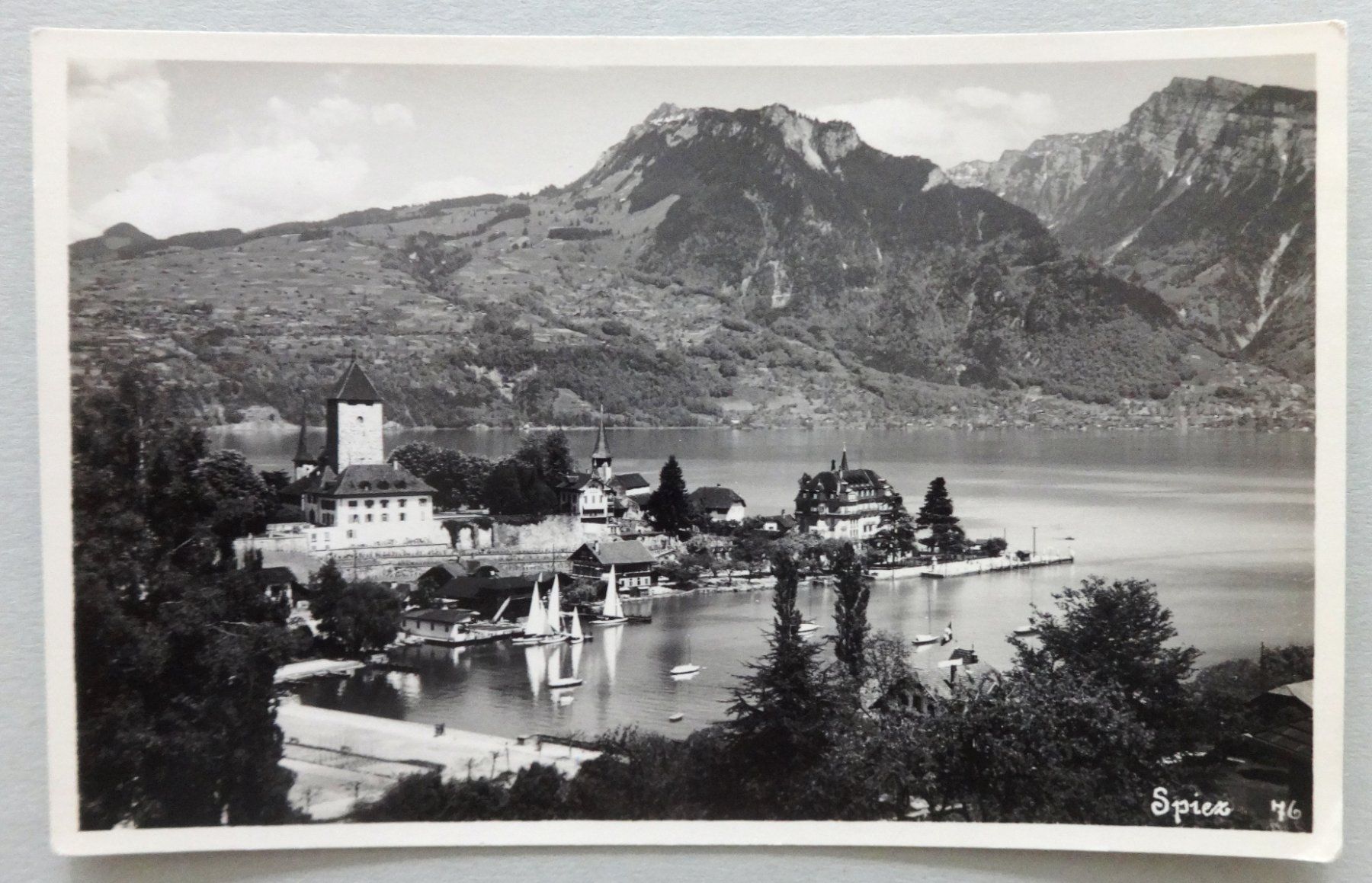 Ansichtskarten: Spiez – Gebraucht aus Fétigny von Billy2miny
