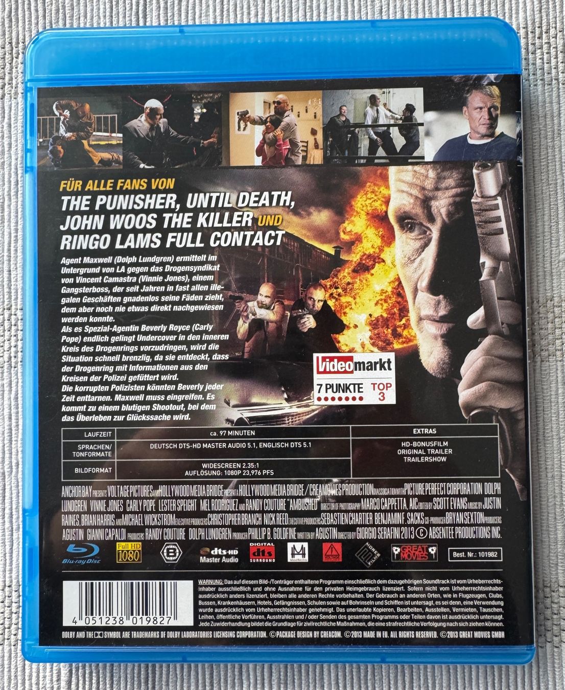 Tutti i DVDs: Thrill to Kill [Blu-ray] - Dolph Lundgren – Usato da Arbon venduto da drs64 1