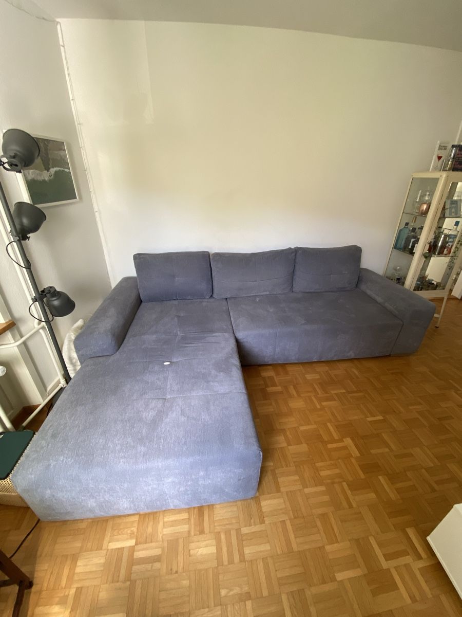 Divani: Graues Ecksofa mit Bettfunktion & Stauraum – Usato da Zürich venduto da NiTo2021