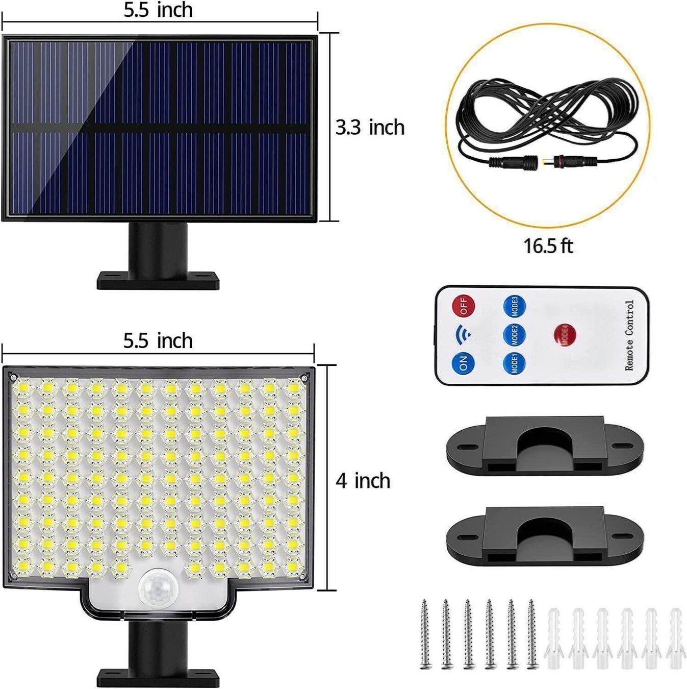 Lampade: Solarlampen 106 LED Solarleuchte Aussen – Nuovo (secondo la descrizione) da Thun venduto da 365buy 3