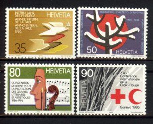 Tutti i francobolli: 1986, Sonderpostmarken II ** (1) – Usato da Willisau venduto da Vollstempel