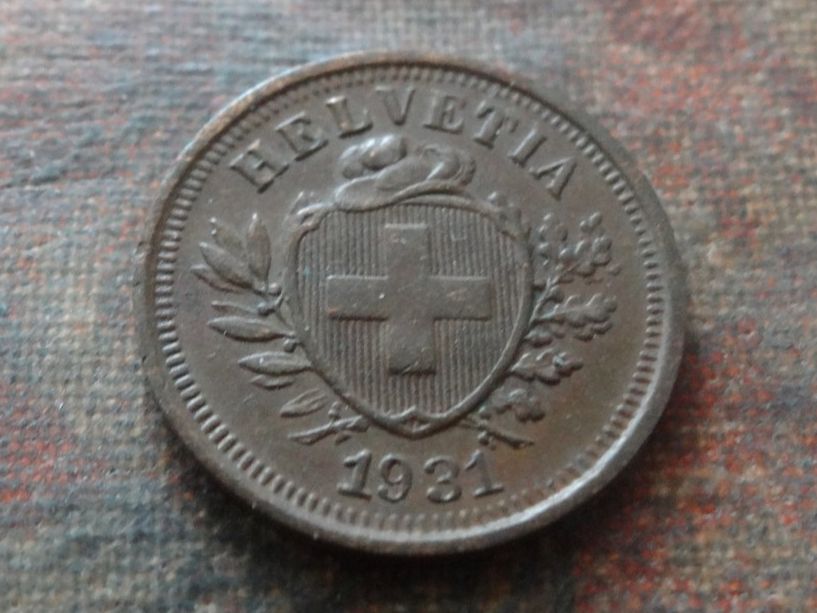 Tutti le monete: 1 Rp. 1931   (B) – Usato da Romanel-sur-Lausanne venduto da Swift13