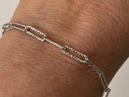 Silberarmband mit Stempel 16-20cm.Marke:Alpen Silva.Neu