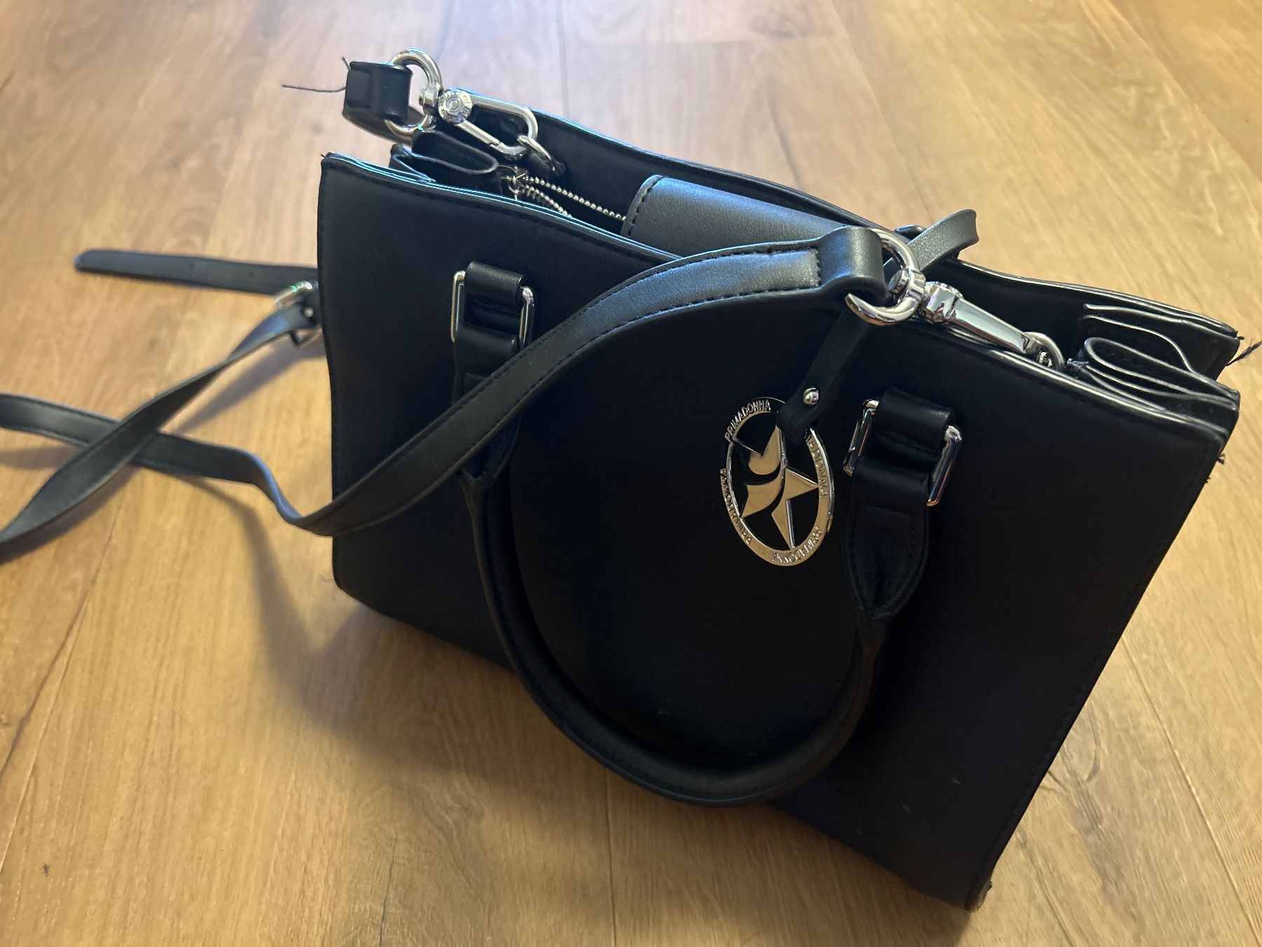 Borse da donna: Handtasche Umhängetasche schwarz – Nuovo e nell'imballaggio originale da Regensdorf venduto da Spyke55 3
