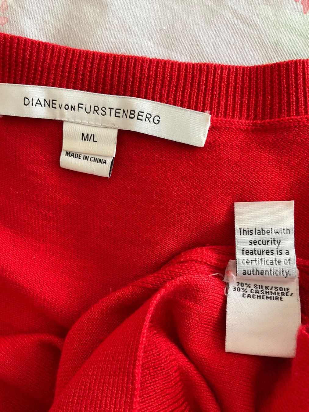 Maglioni & Felpe: Diane von Furstenberg Seide Kaschmir Pullover Gr M/L rot – Usato da Urdorf venduto da alda02 9