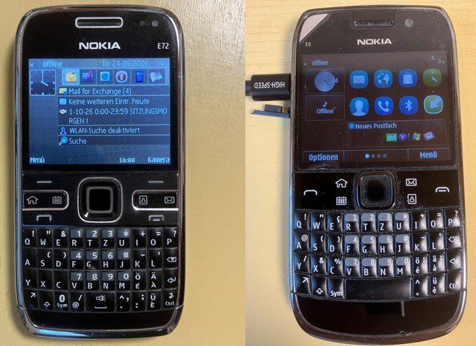 Nokia Portables: für Sammler: Nokia E72 + Nokia E6 – D'occasion à Frauenfeld par gut_und_guenstig