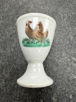 Vintage Eierbecher mit Hühner-Motiv, Ostern Eier