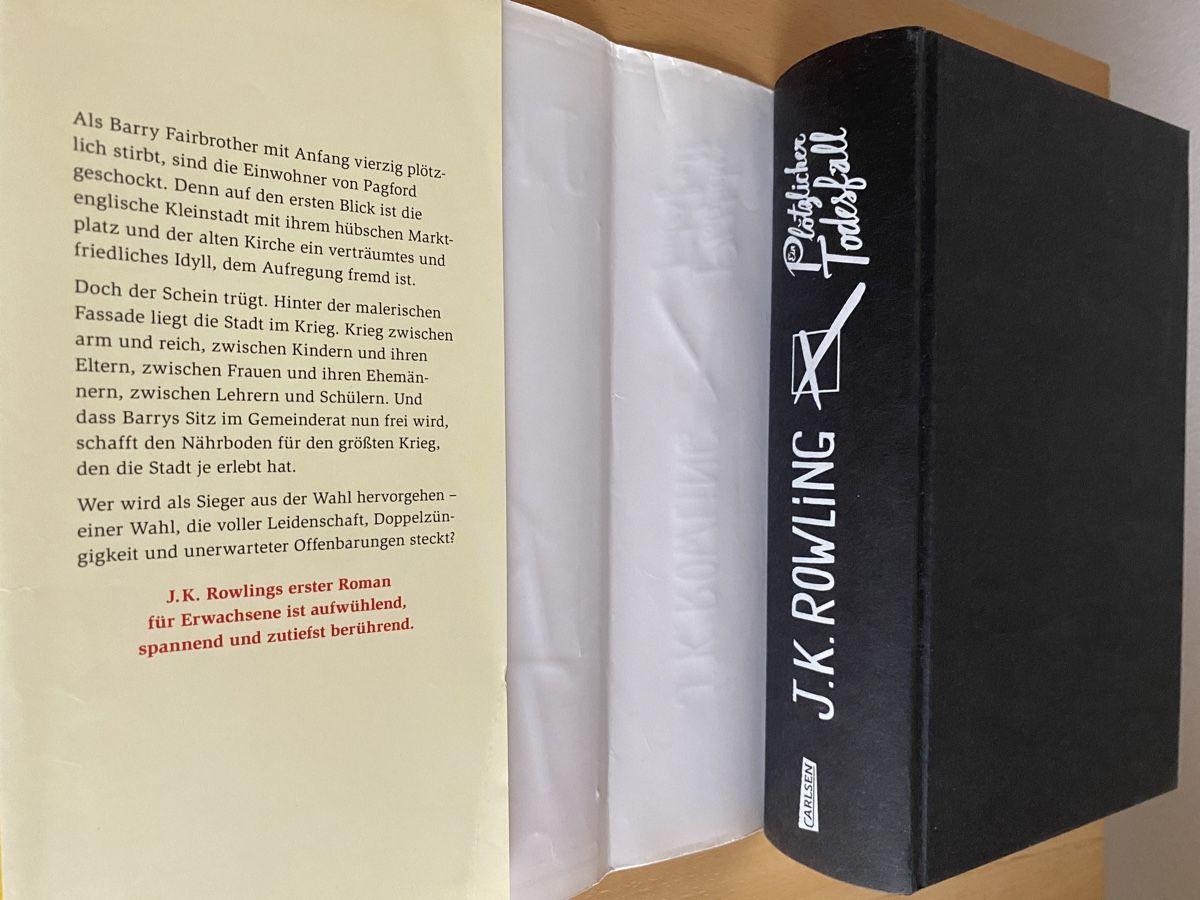 Libri: Ein plötzlicher Todesfall - Joanne K. Rowling – Usato da Schwarzenburg venduto da Michellu 4