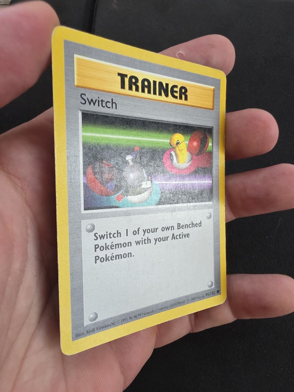 Pokémon Carte collezionabili: Pokémon Trainer Karte Switch Basis Set Shadowless – Usato da oberbuchsiten venduto da thug4 1