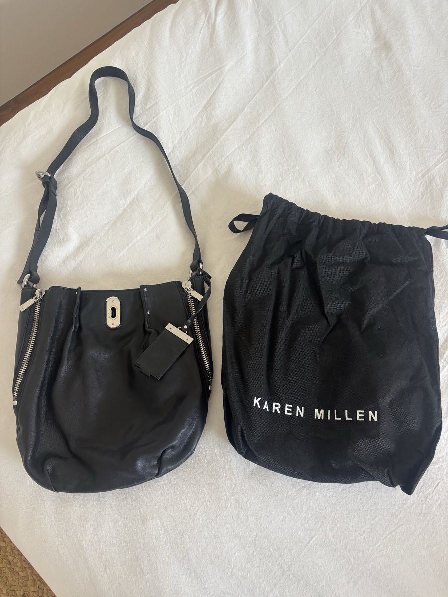 Karen Millen Taschen für Damen: Karen Millen leather handbag  – Neu (gemäss Beschreibung) aus Magden von rks_jq5d