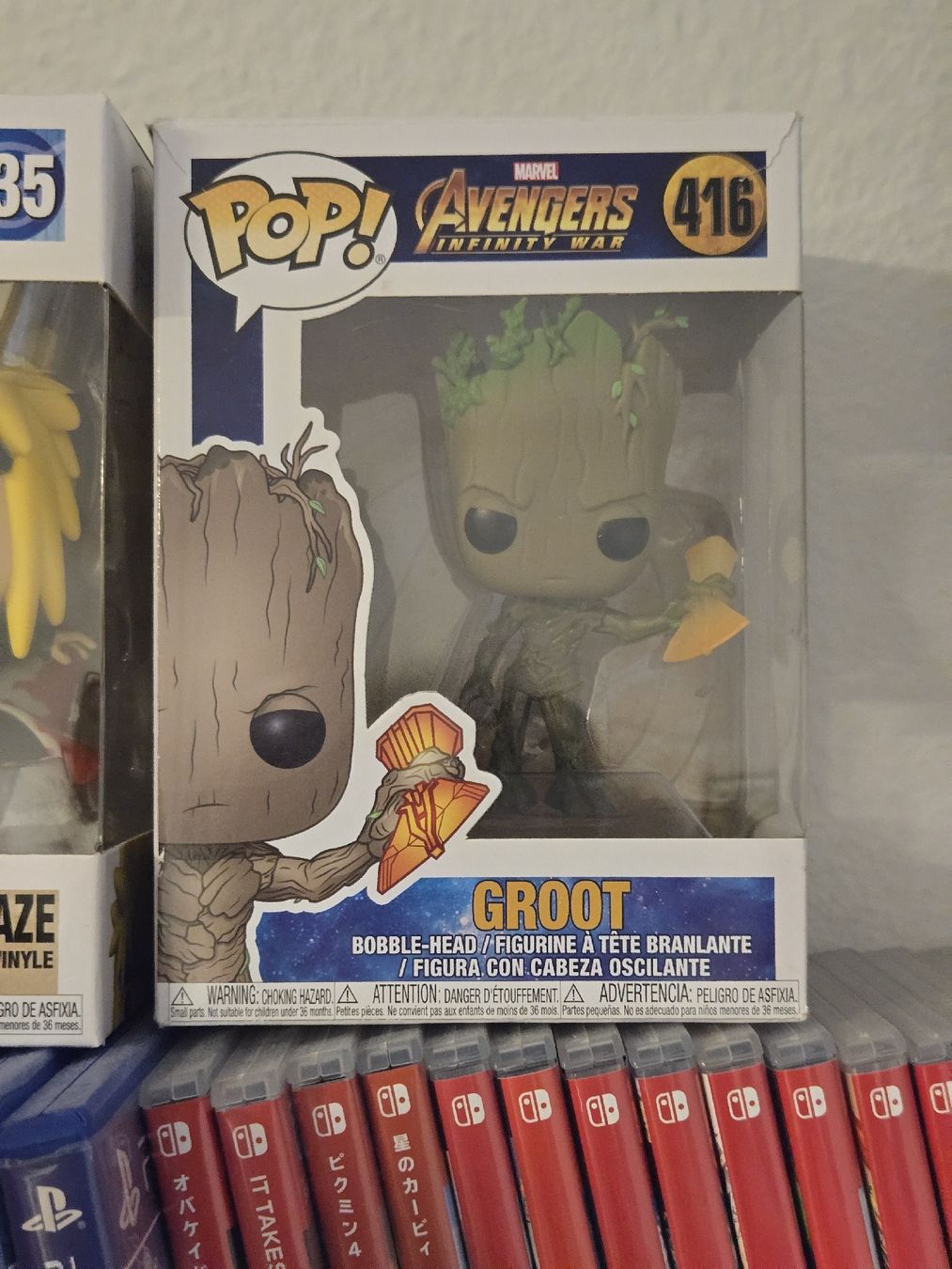 Funko Statuette: Figurine Funko Pop Marvel Groot 416 – Nuovo (secondo la descrizione) da Lausanne venduto da Drenusha