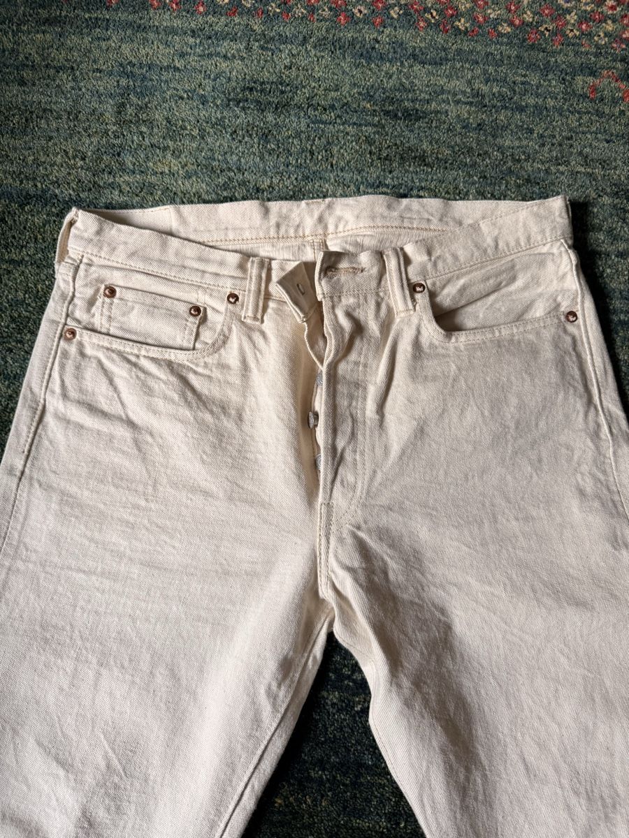 Jeans: Full Count Ecru Jeans 33/29 – Usato da Bern venduto da lars031 2