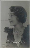 Athene Seyler (1889-1990) Schauspielerin - Autogramm