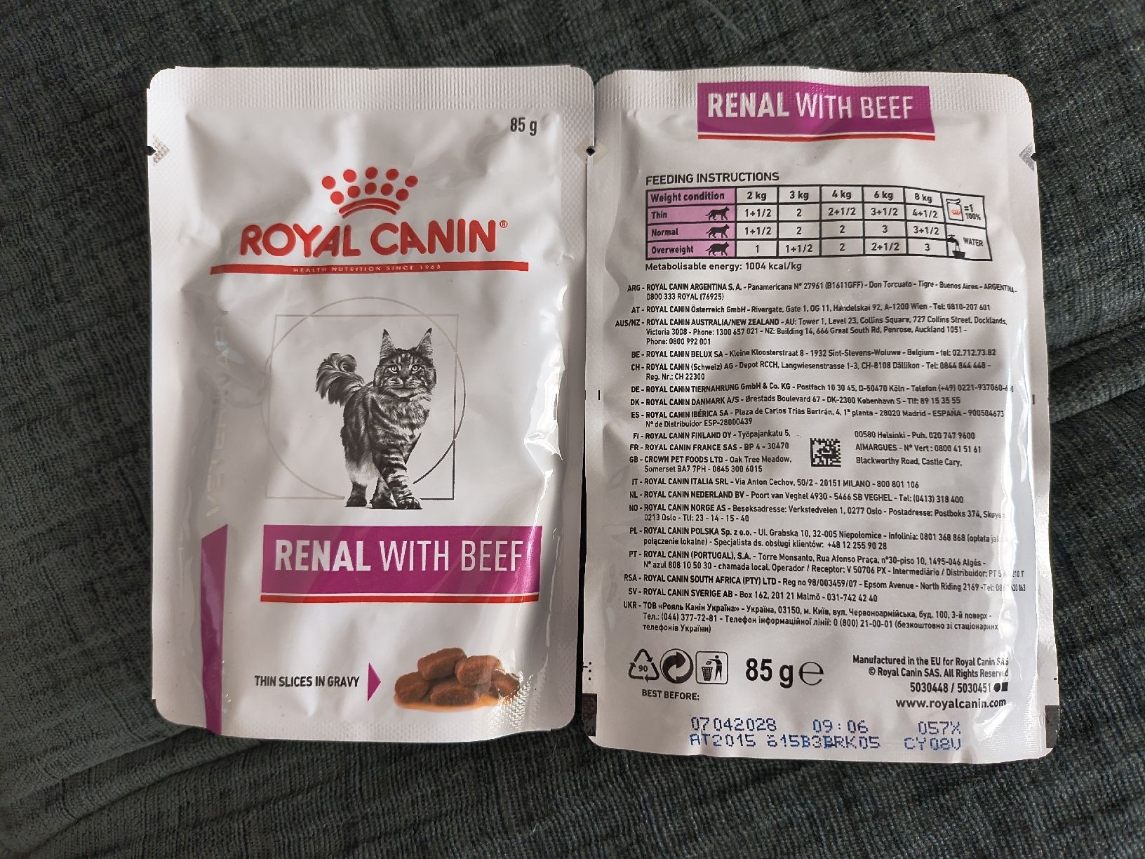 Royal Canin Nourriture: Royal Canin Renal with Beef – Neuf avec emballage d'origine à Konolfingen par Michchachela