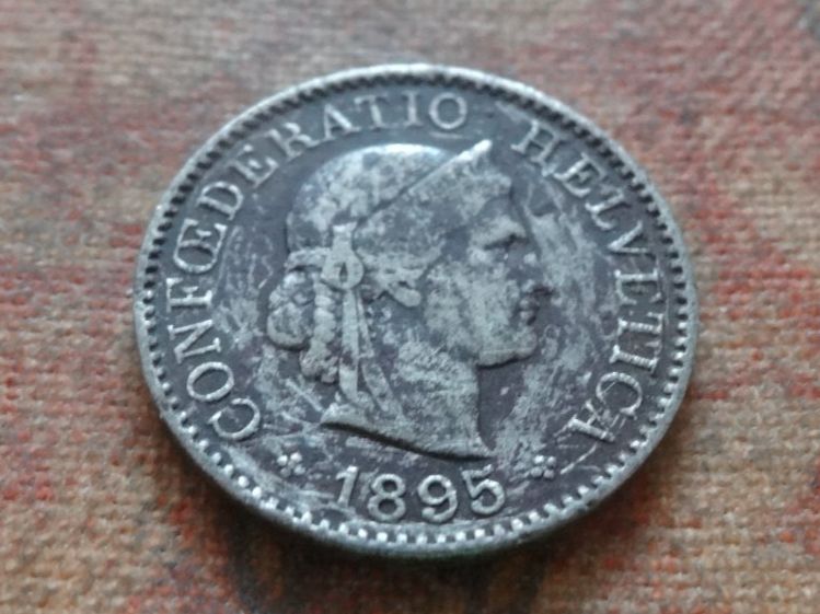 Tutti le monete: 5 Rp. 1895  (C) – Usato da Romanel-sur-Lausanne venduto da Swift13