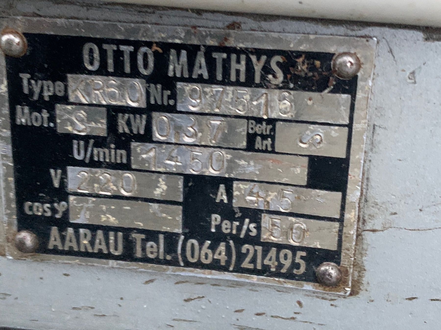 Elettrodomestici da cucina: Kaffeemühle OTTO MATHYS KR60 – Usato da Schöftland venduto da lazer04 5